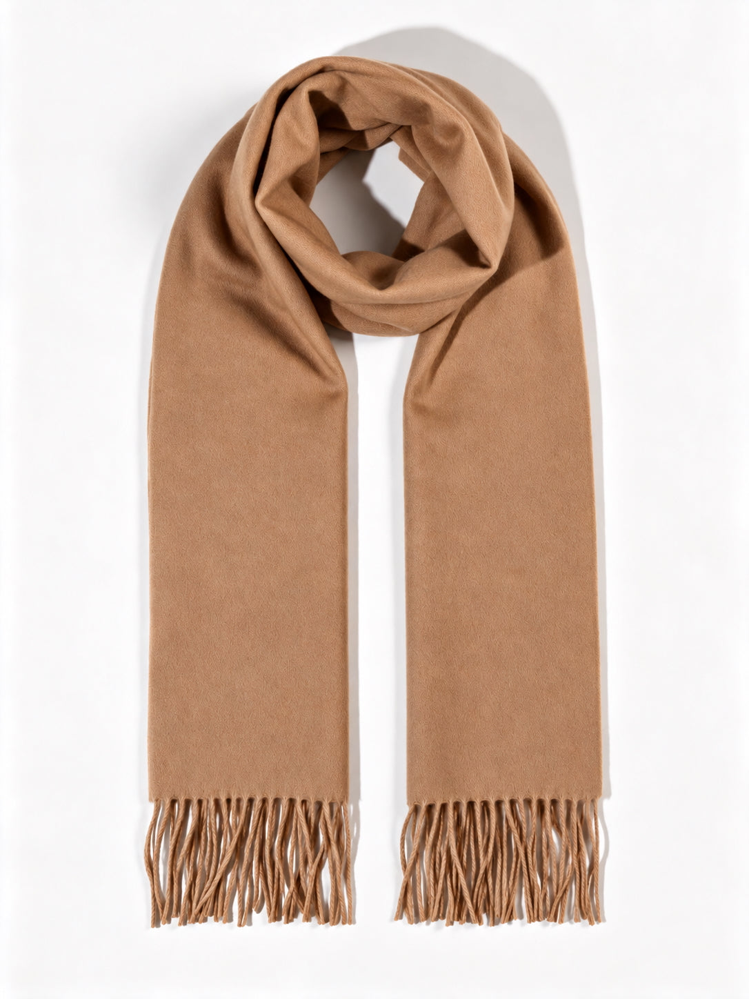 Camel Cashmere Scarf