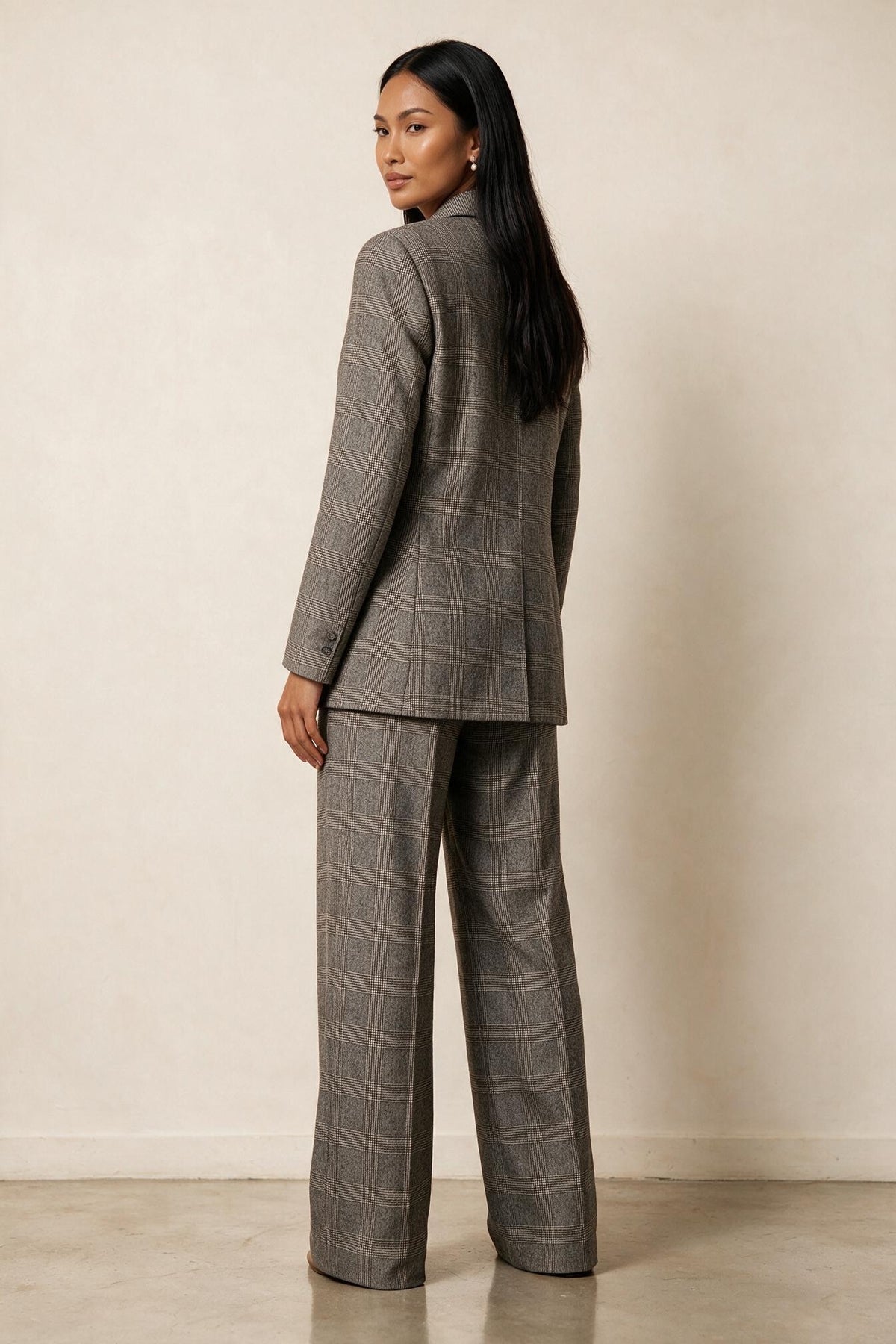 Grey Prince of Wales Check Jacket