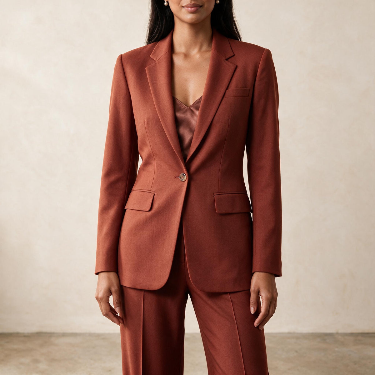 Rust Wool Jacket