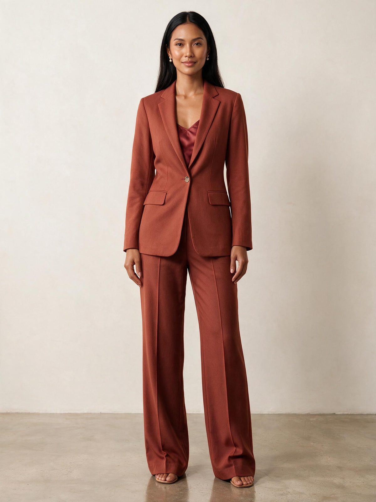 Rust Wool Jacket