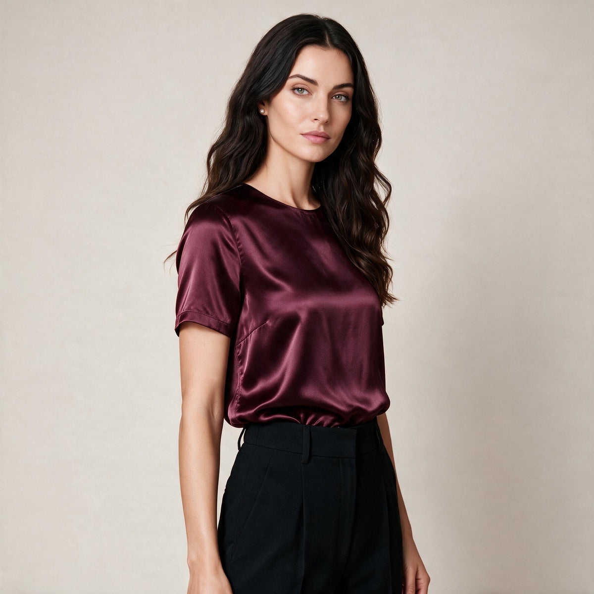 holden and hunt -silk tshirt -fig side