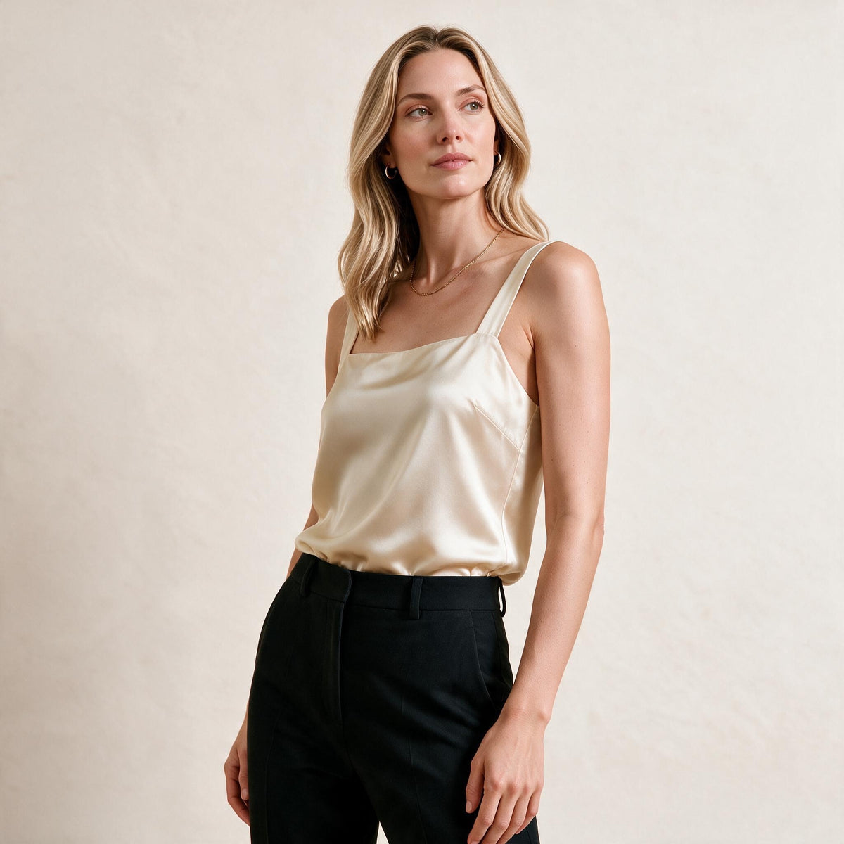 Holden and Hunt - silk camisole square neck