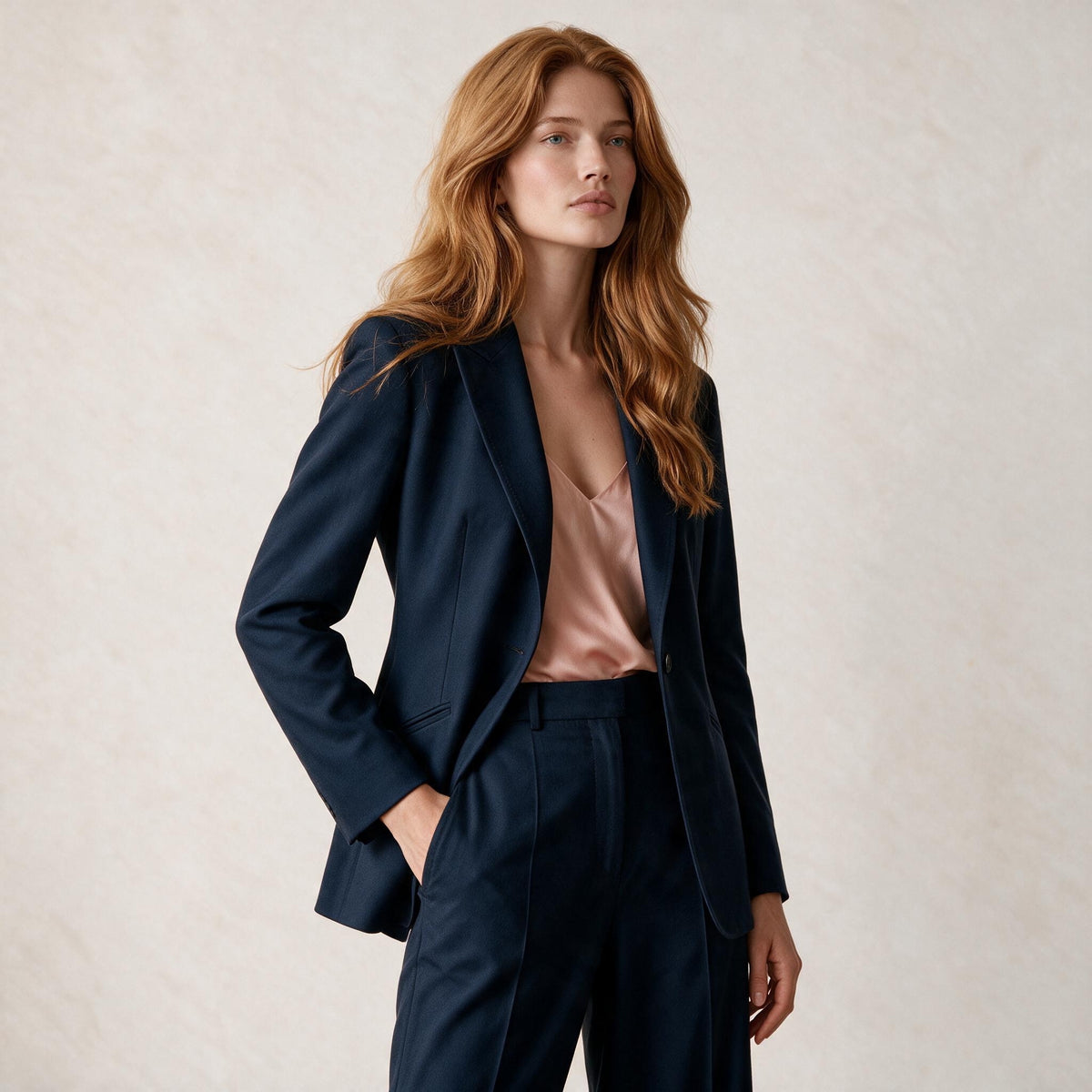 Holden and Hunt - Navy wool jacket - side