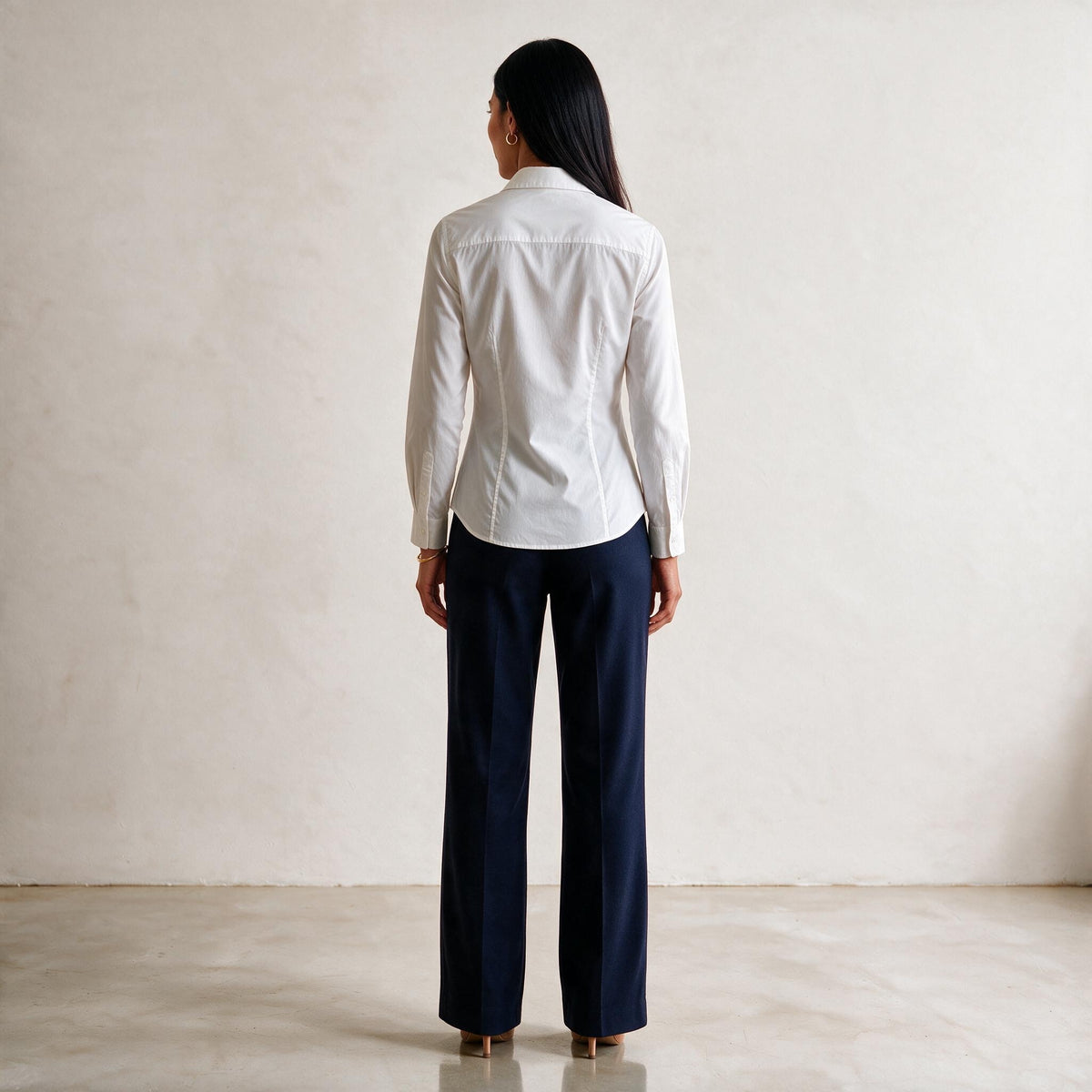 Holden and Hunt - white cotton shirt - Back