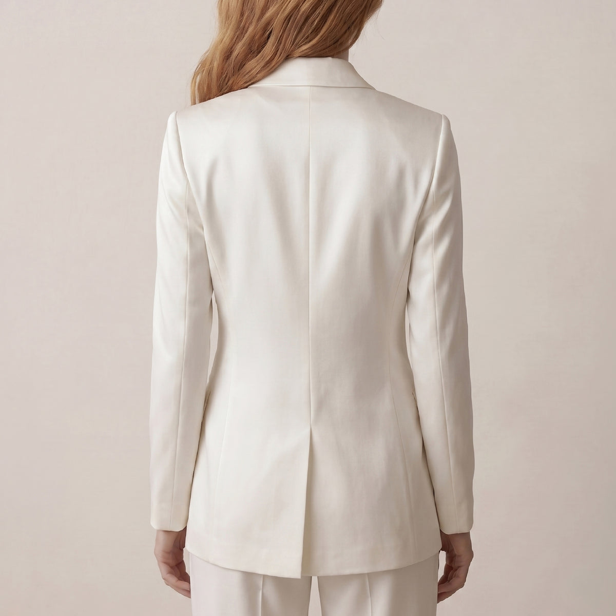 Holden and Hunt - Silk Satin Bridal Jacket - Back