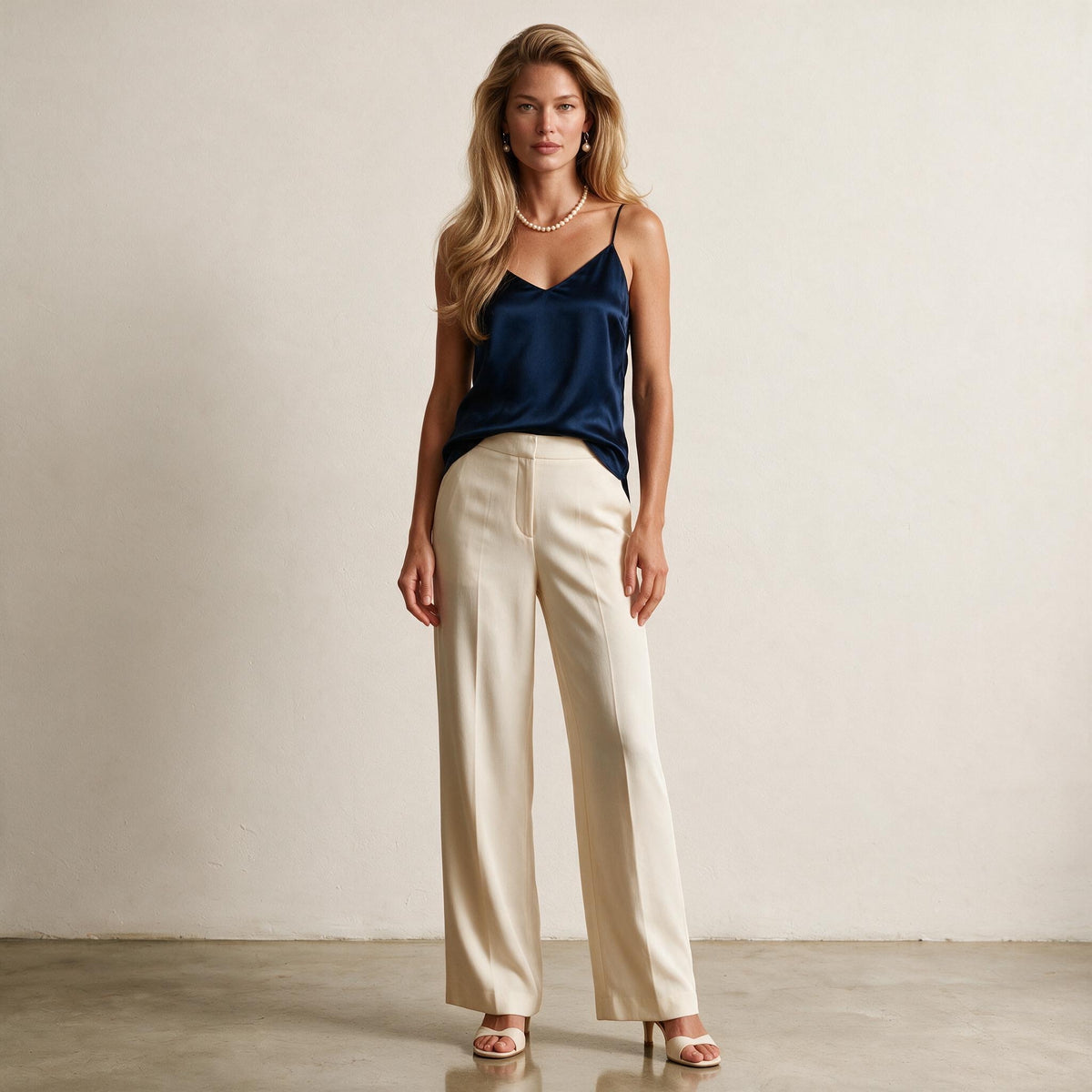 Holden and Hunt - Silk camisole navy