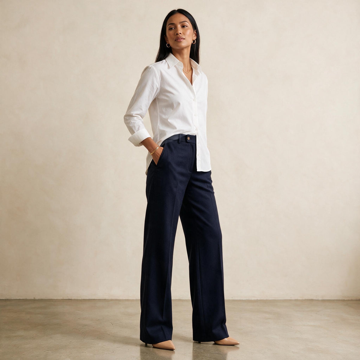 Holden and Hunt - white cotton shirt