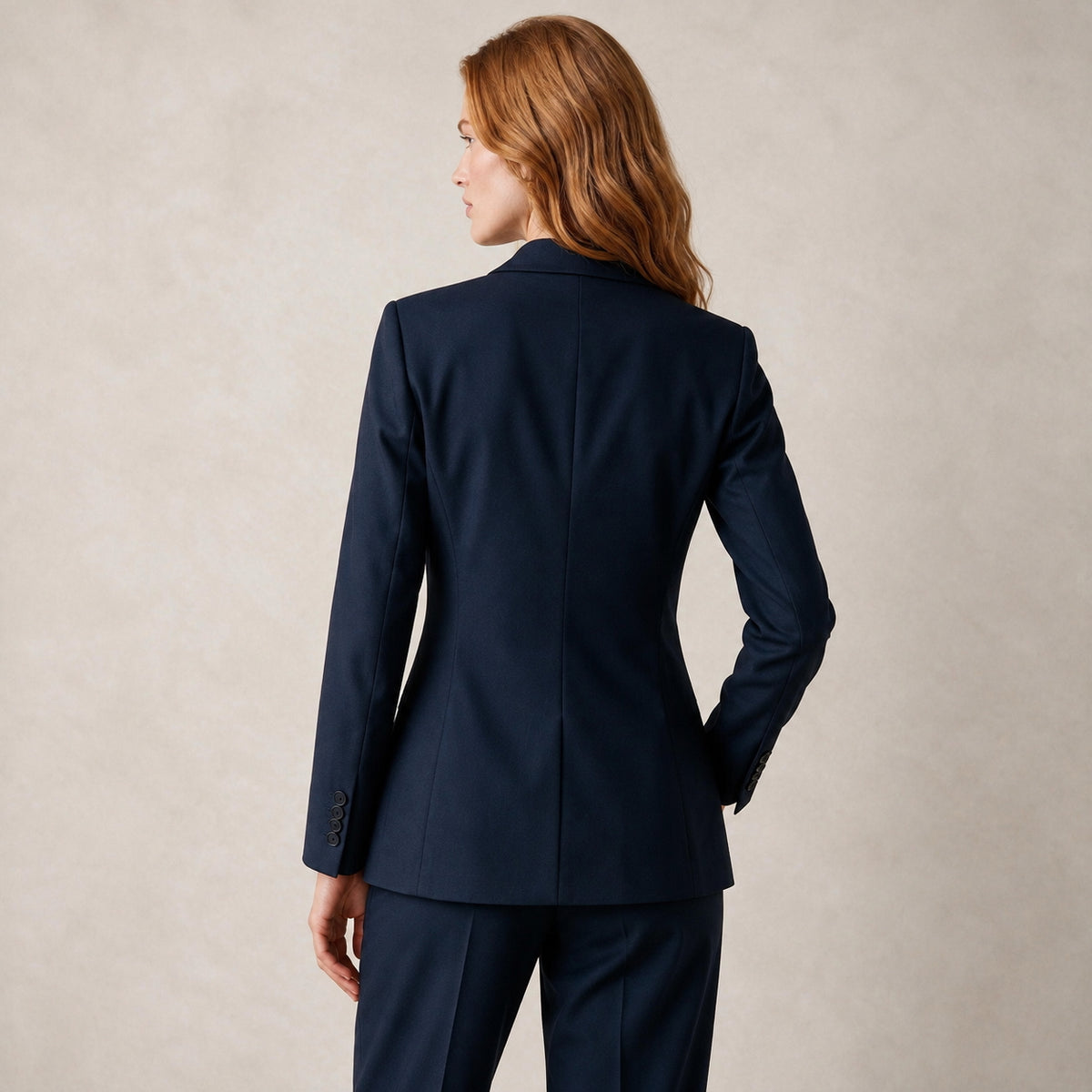 Holden and Hunt - Navy wool jacket - back