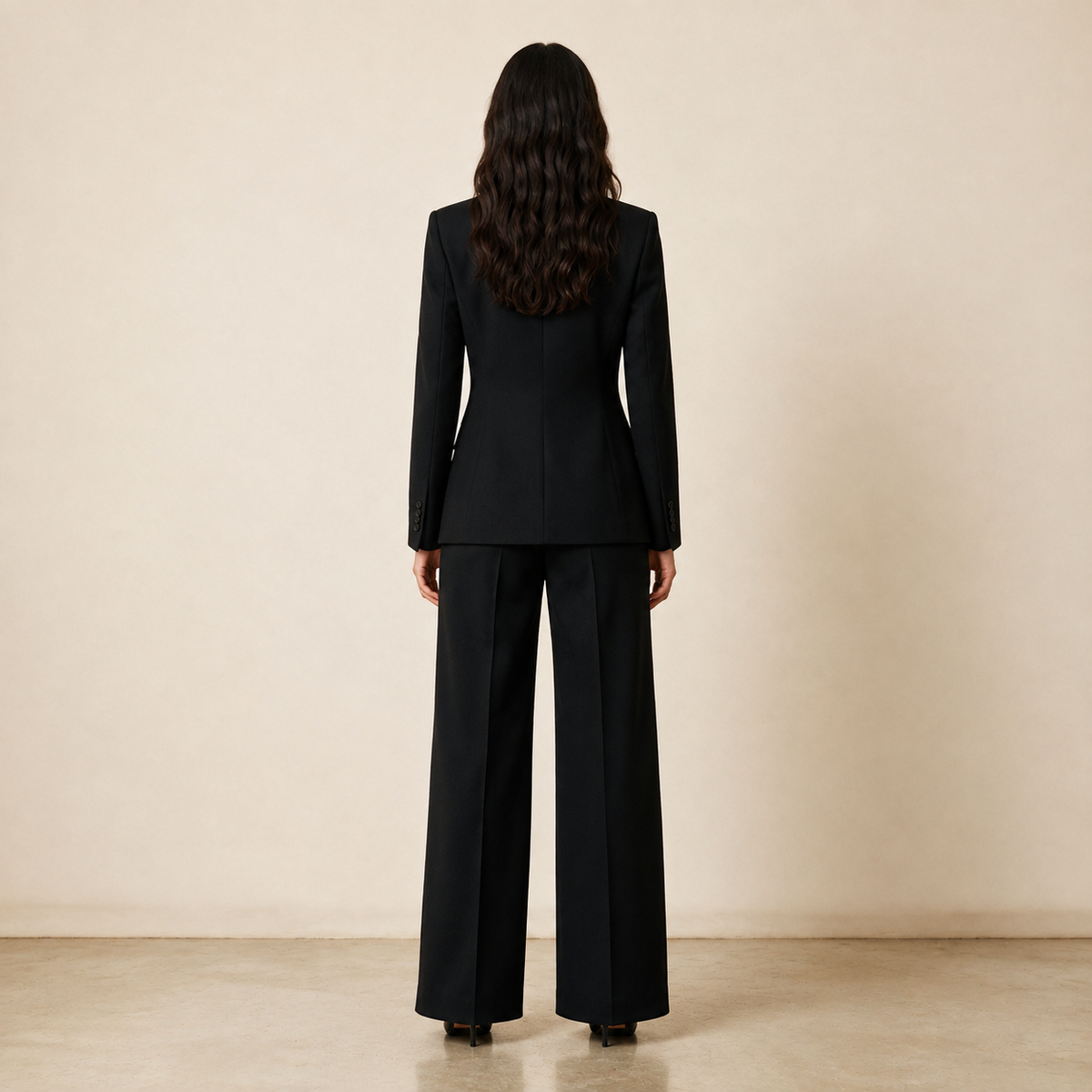 Holden and Hunt - Black jacket and trousers - Back