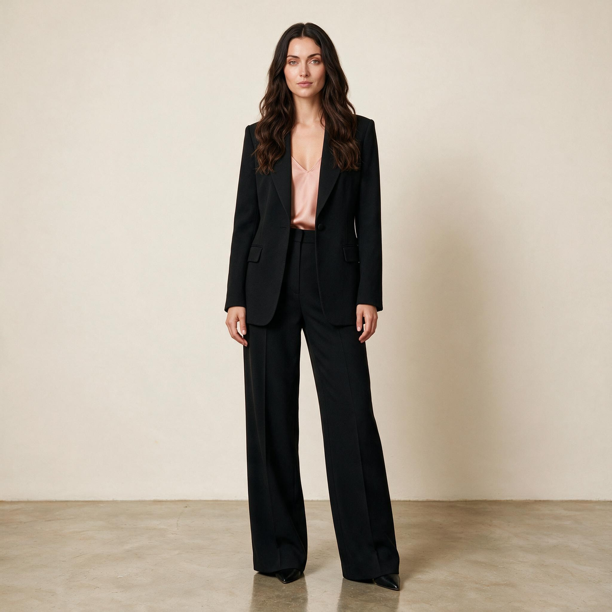 Holden and Hunt - Black Wool Jacket - Full length