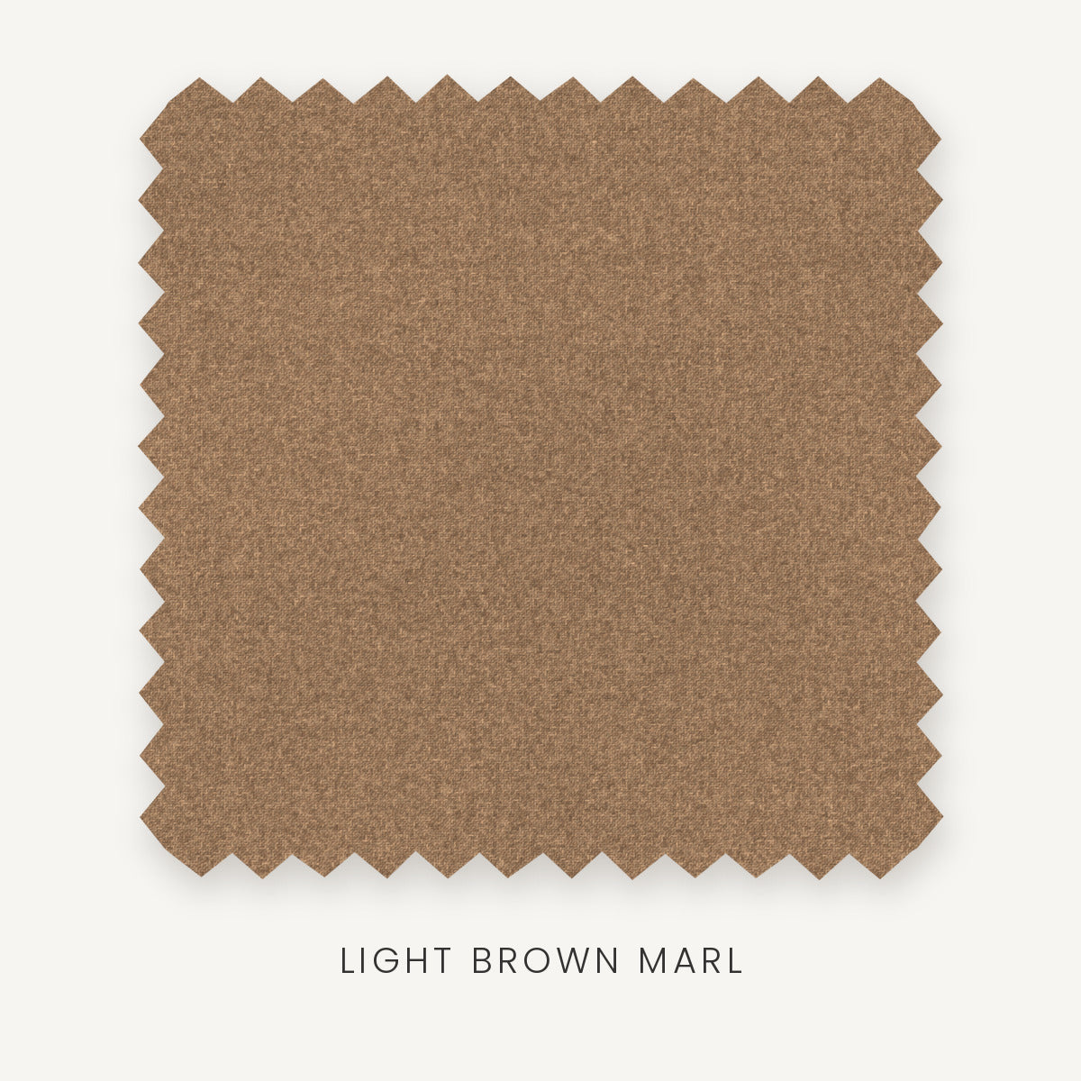 Light Brown Marl fabric swatch