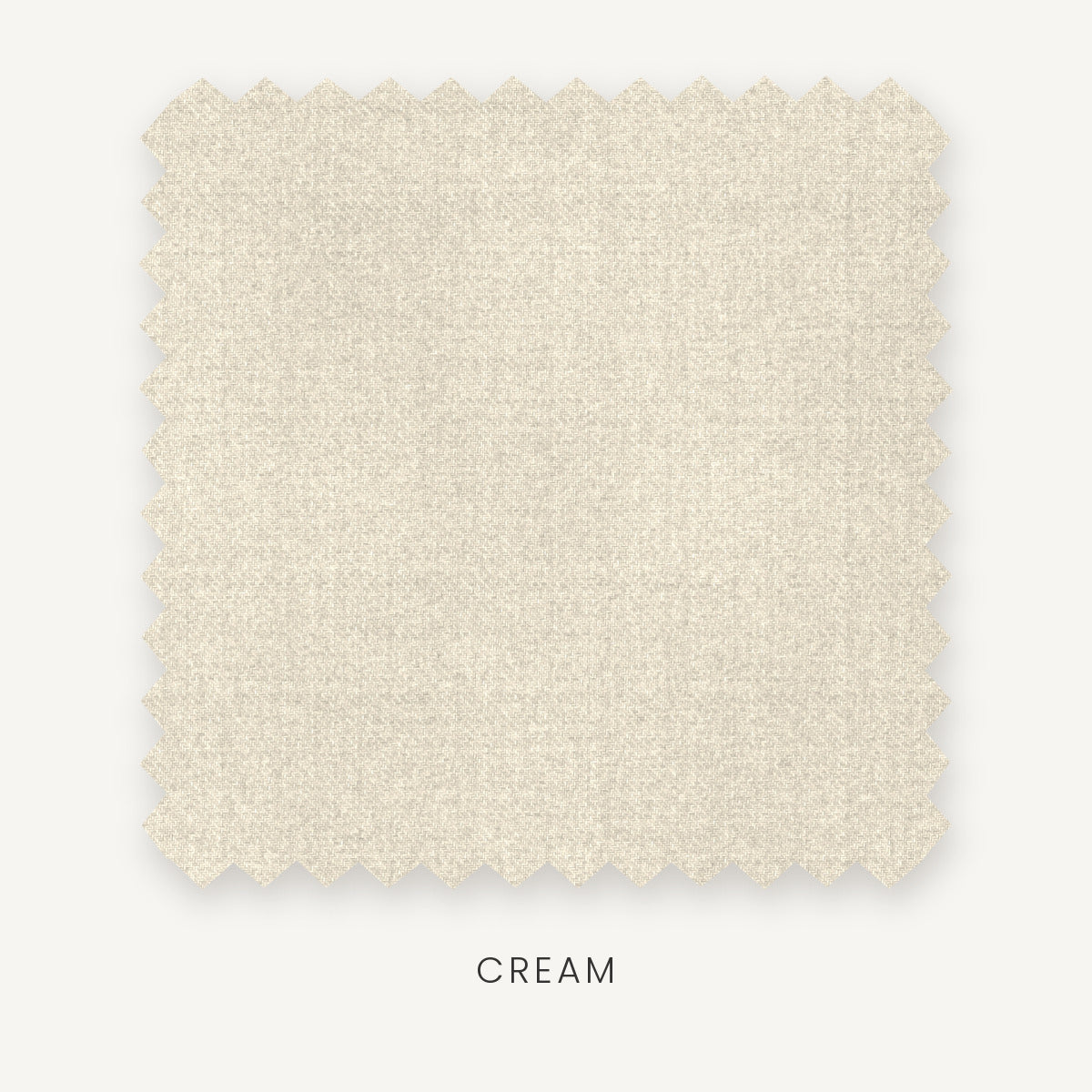 Cream fabric swatch