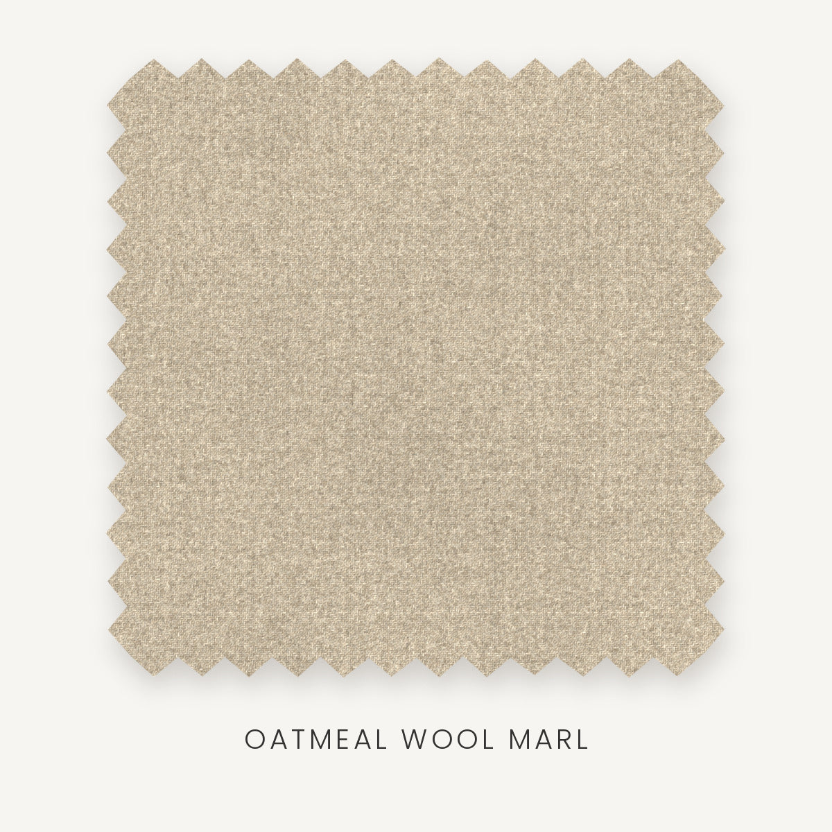 Oatmeal Wool Marl fabric swatch
